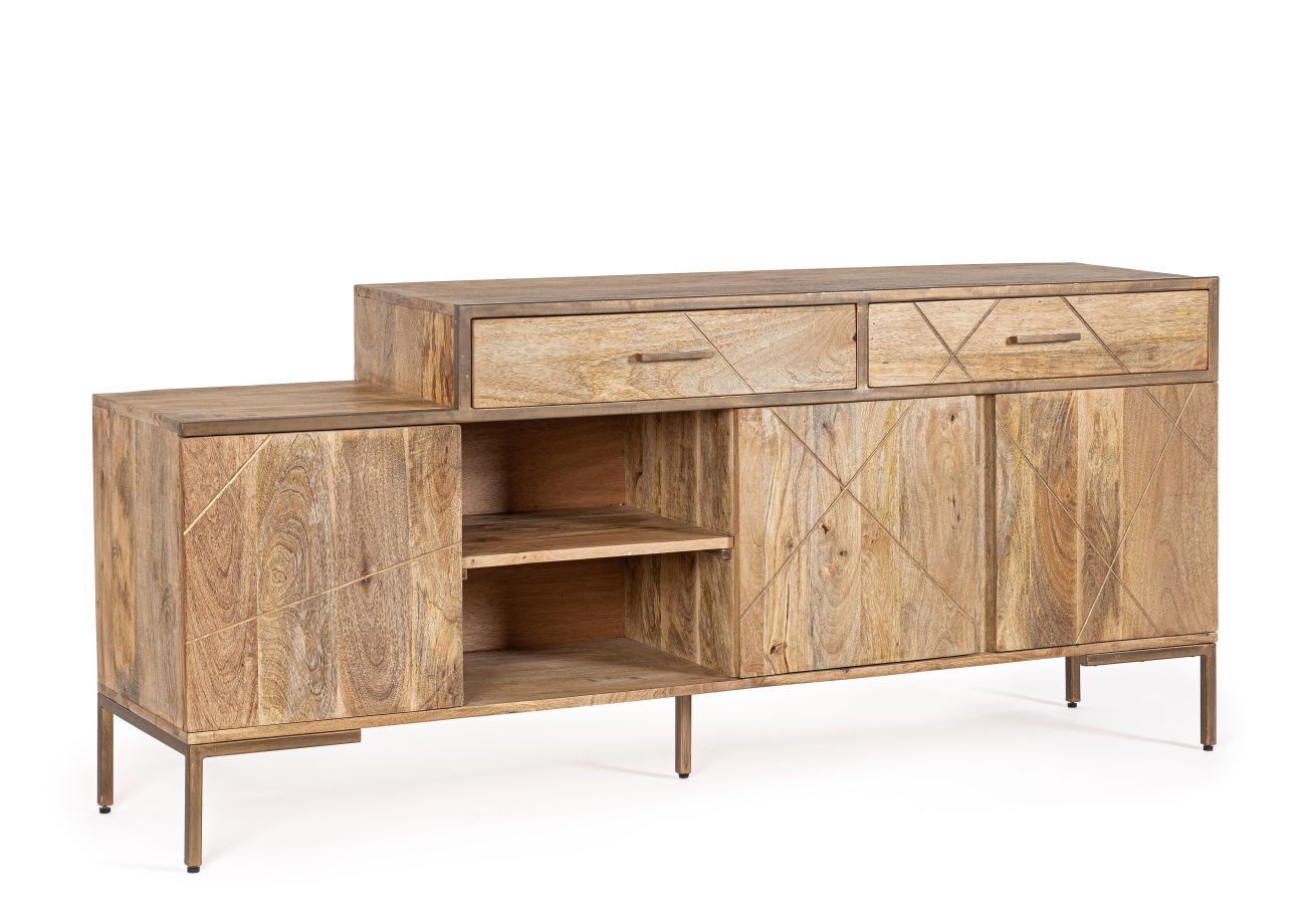 Sideboard Jaidev aus Mangoholz, 175 cm Sideboard Jaidev aus Mangoholz, 175 cm