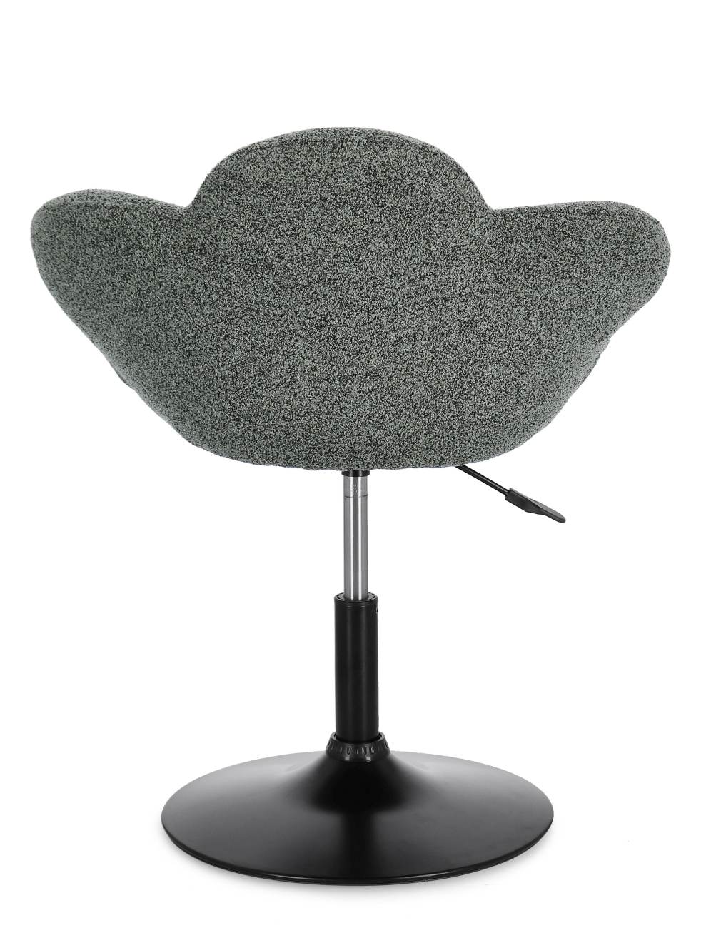 Esszimmerstuhl Fleur 2er-Set, Schwarz / Dunkelgrün