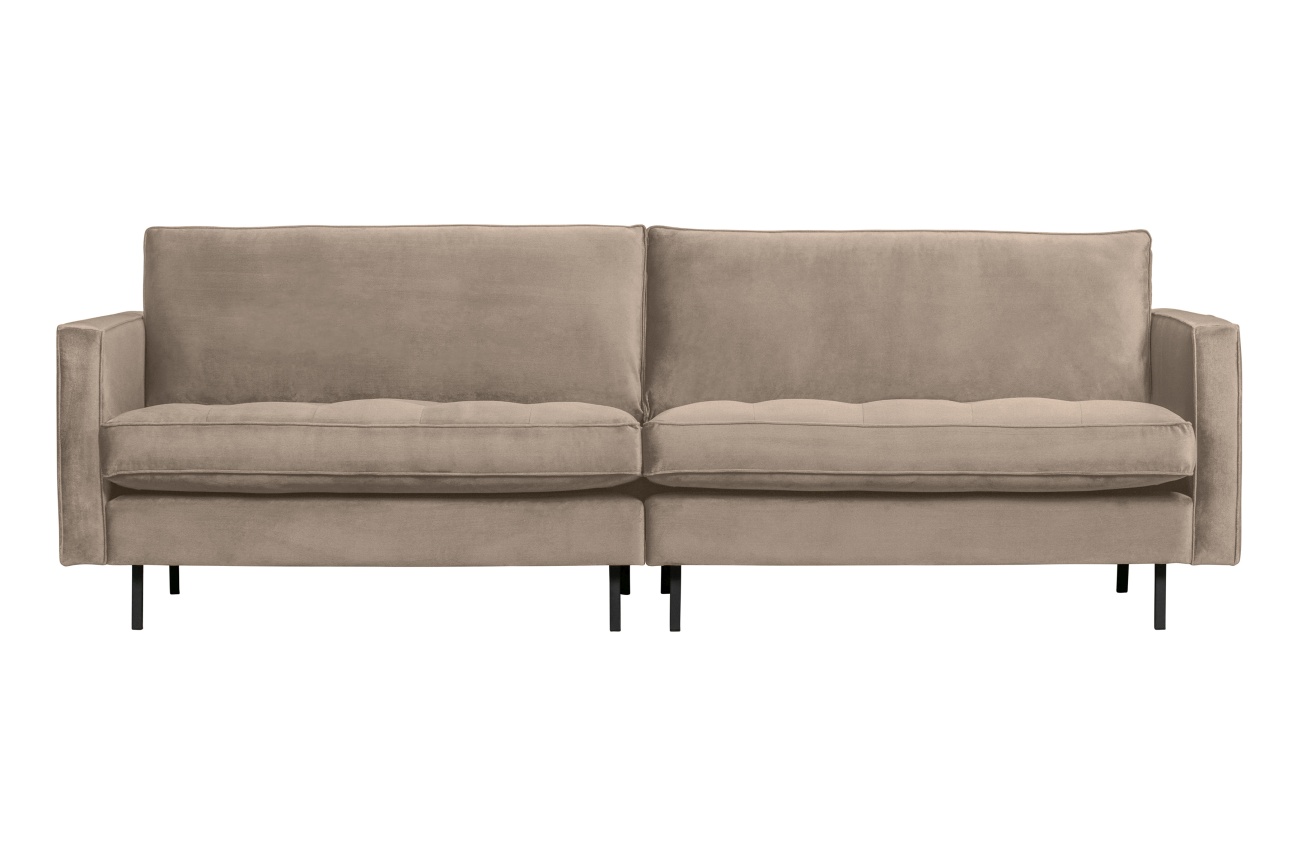 Sofa Rodeo Classic 3 Sitzer Samt, Kaki Sofa Rodeo Classic 3 Sitzer Samt, Kaki