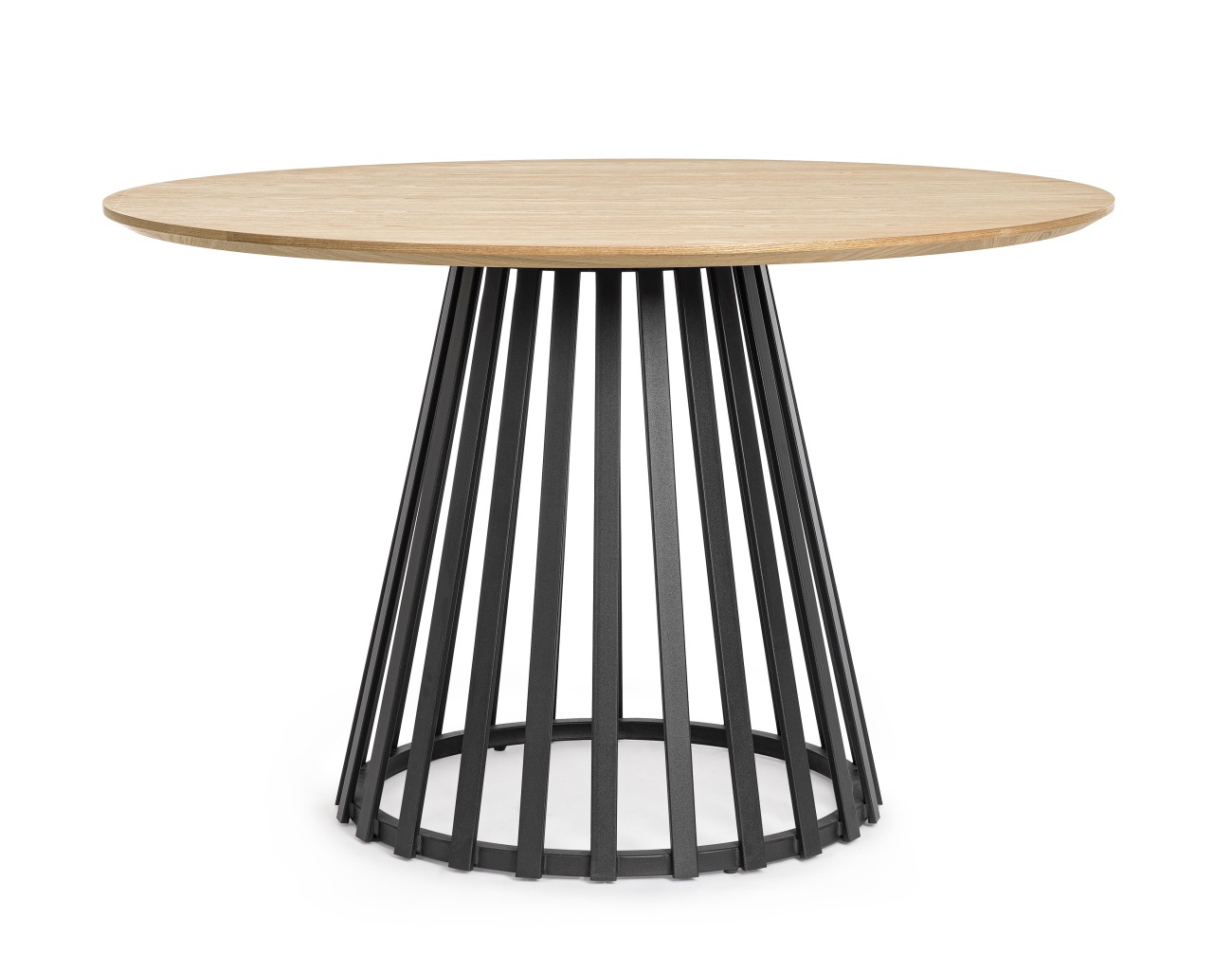Esstisch Cillian aus Holz Ø 120 cm, Schwarz