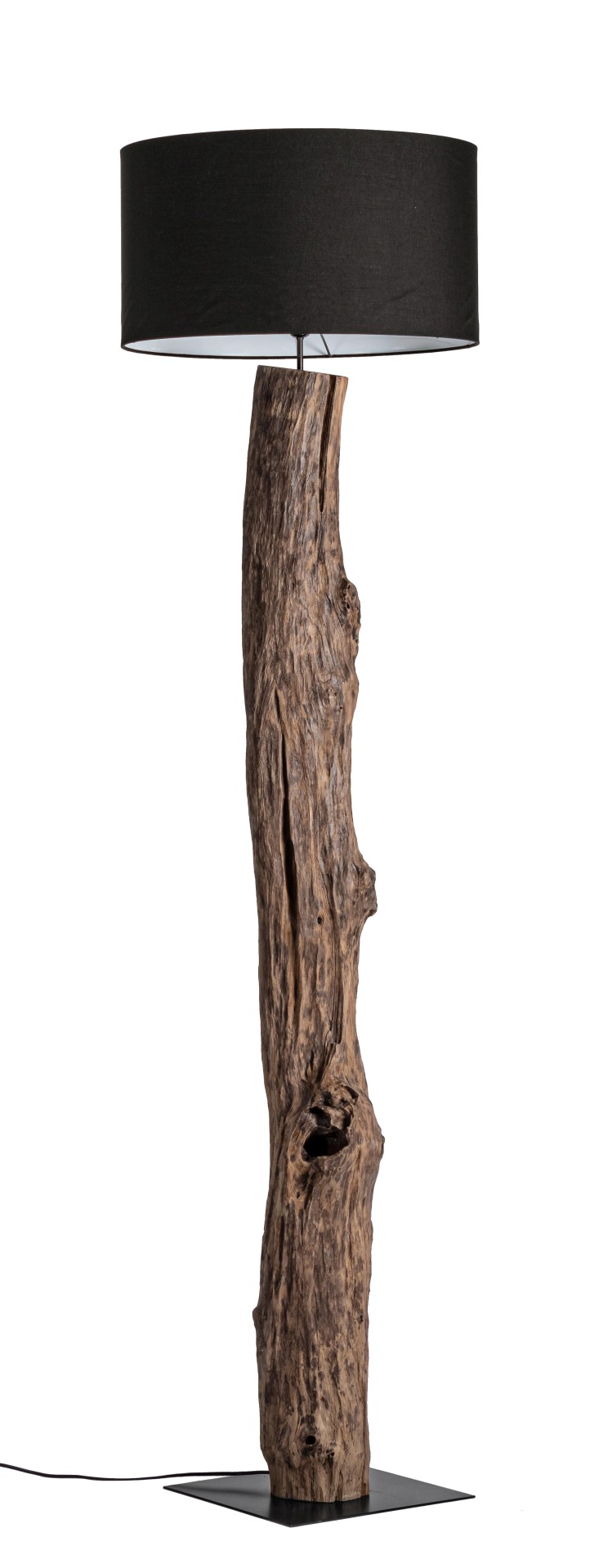 Stehleuchte Kleta aus recyceltem Teakholz, 180 cm Stehleuchte Kleta aus recyceltem Teakholz, 180 cm