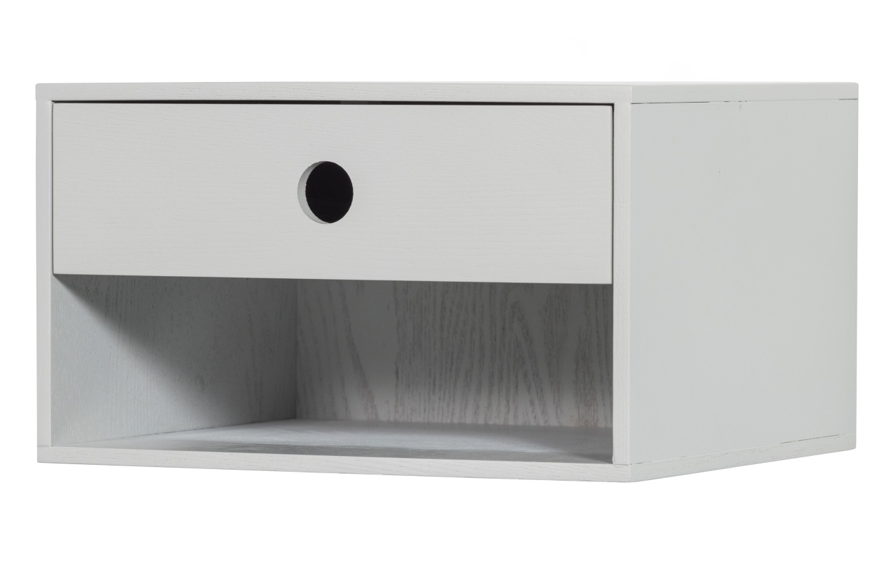 Nachttisch Nancy Hängend, Grau Nachttisch Nancy Hängend, Grau