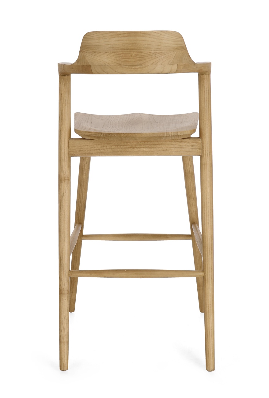 Barhocker Amery aus Sungkai-Holz, Natur