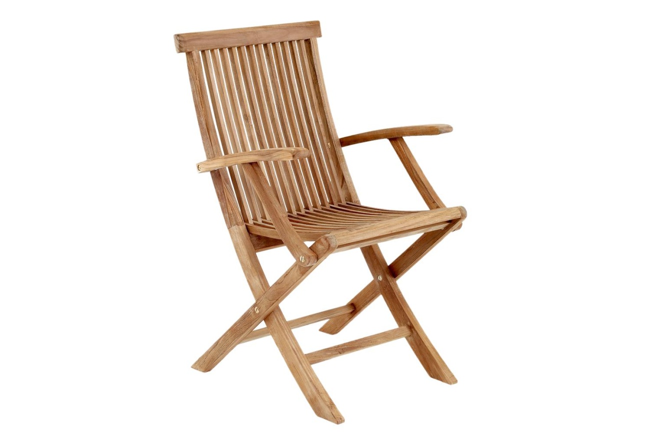 Der Gartenstuhl Turin überzeugt mit seinem modernen Design. Gefertigt wurde er aus Teakholz, welches einen natürlichen Farbton besitzt. Das Gestell ist auch aus Teakholz und hat eine natürliche Farbe. Die Sitzhöhe des Stuhls beträgt 46 cm.