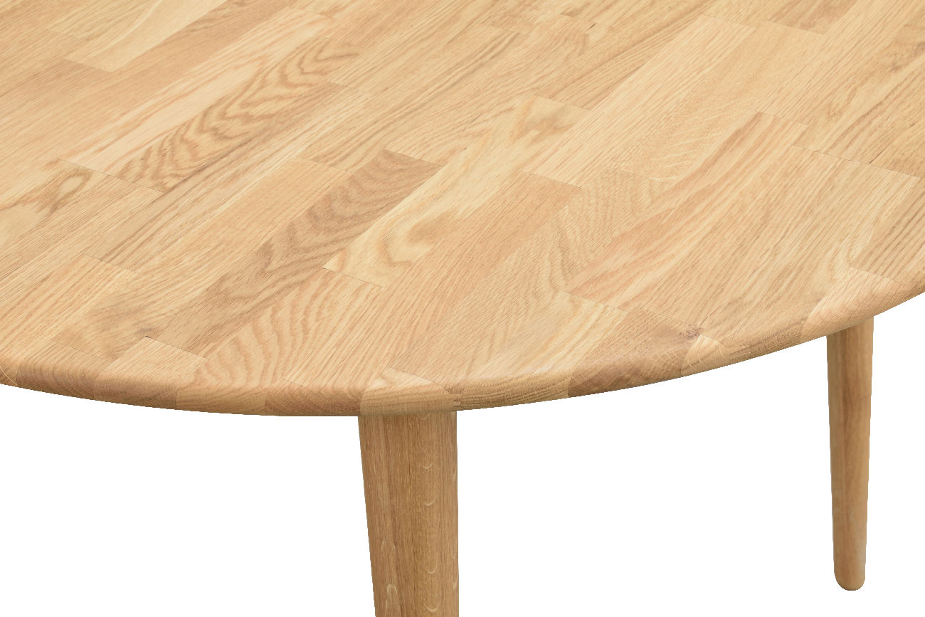 Ausziehtisch Tyler Oval 170/210cm, Eiche Natur
