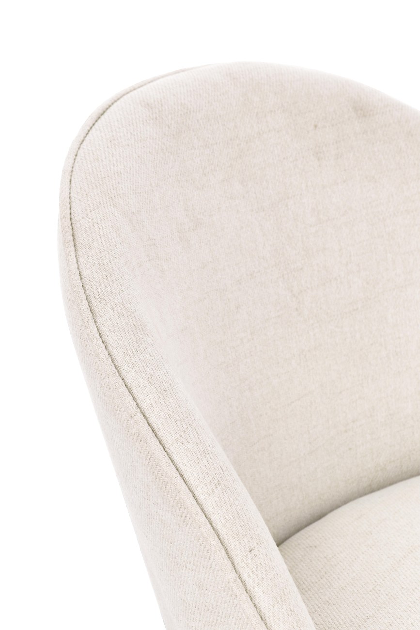 Esszimmerstuhl New Tanya 4er-Set aus Stoff, Eis