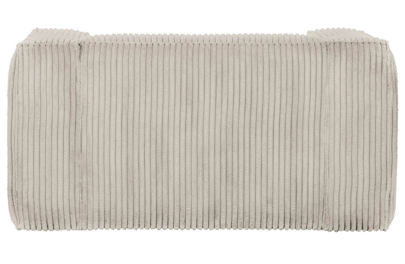 Sessel Bean mit Cordbezug, Hellgrau