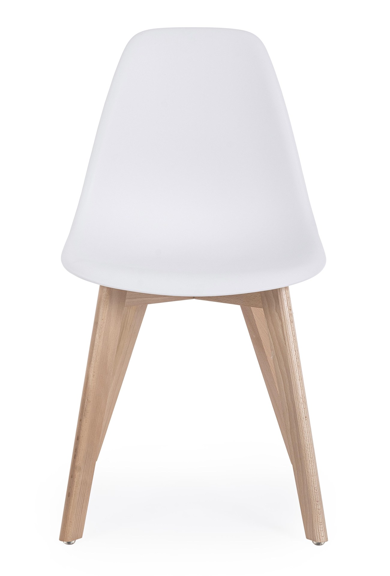 Der Stuhl System überzeugt mit seinem modernem Design. Gefertigt wurde der Stuhl aus Kunststoff, welcher einen weißen Farbton besitzt. Das Gestell ist aus Buchenholz. Die Sitzhöhe des Stuhls ist 46 cm