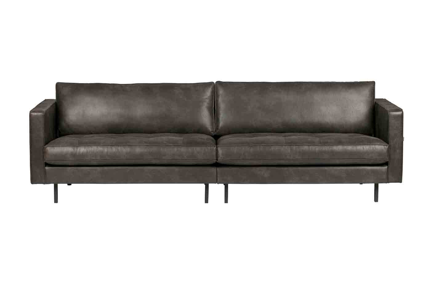 Classic Sofa Rodeo aus recyceltem Leder. Hochwertiges Design Sofa mit hohen Sitzkomfort