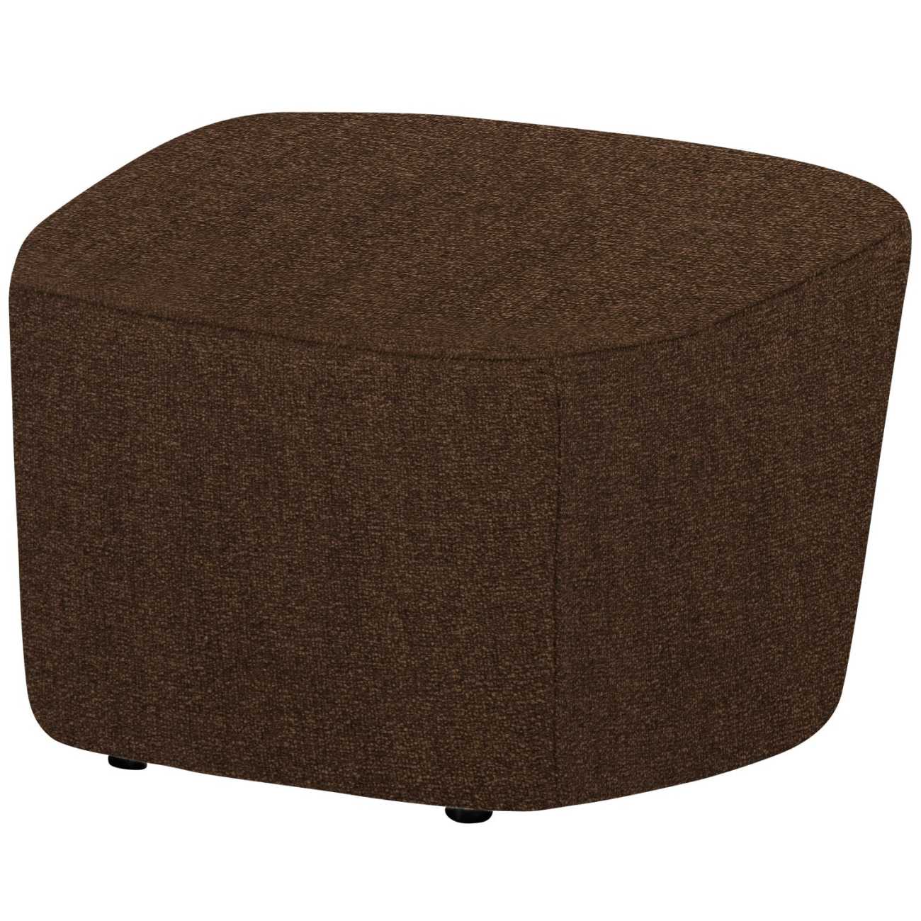 Hocker Lofty aus Stoff, Braun Hocker Lofty aus Stoff, Braun