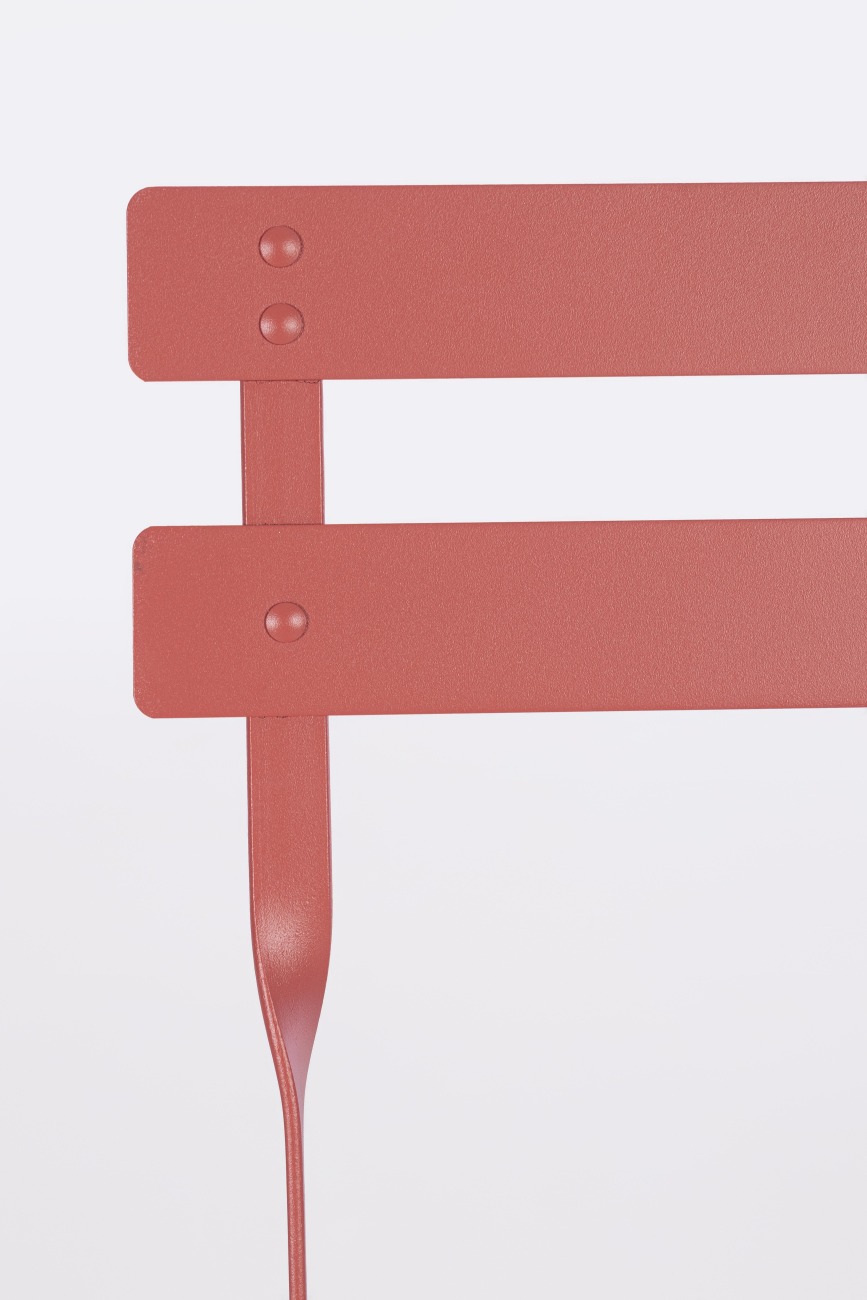 Garten-Set Austin, Stühle & Tisch, Terrakotta