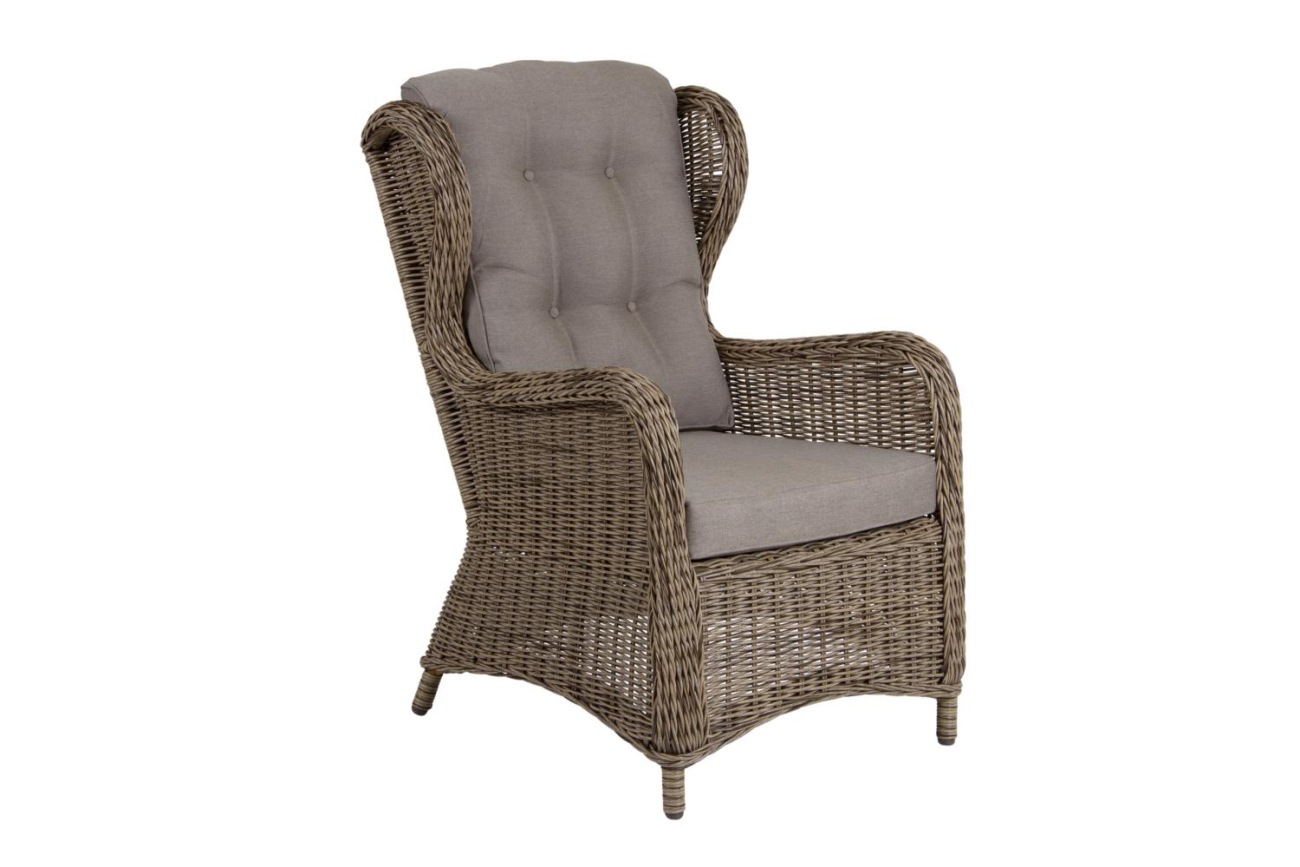 Gartensessel Rosita mit Kissen, Natur Gartensessel Rosita mit Kissen, Natur