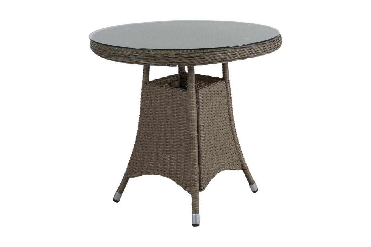 Gartenesstisch Hornbrook 80 cm, Beige Gartenesstisch Hornbrook 80 cm, Beige