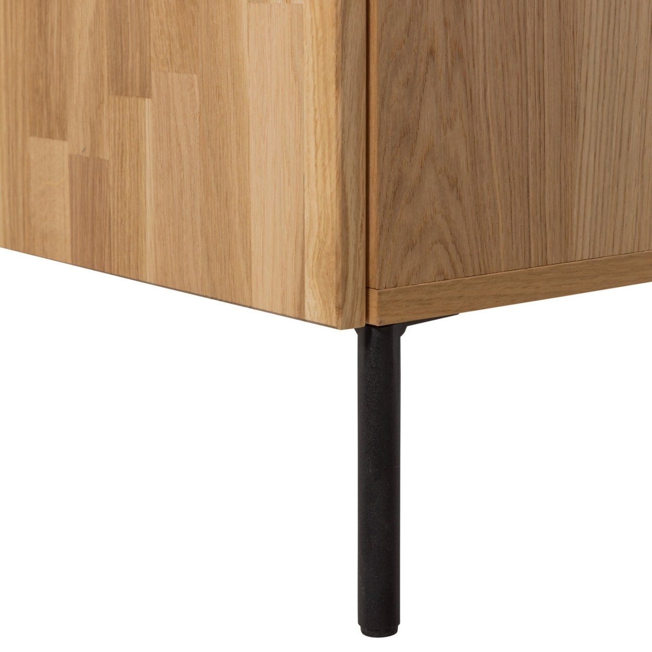 TV Board Bono Gravure aus Eichenholz 180 cm, Natur