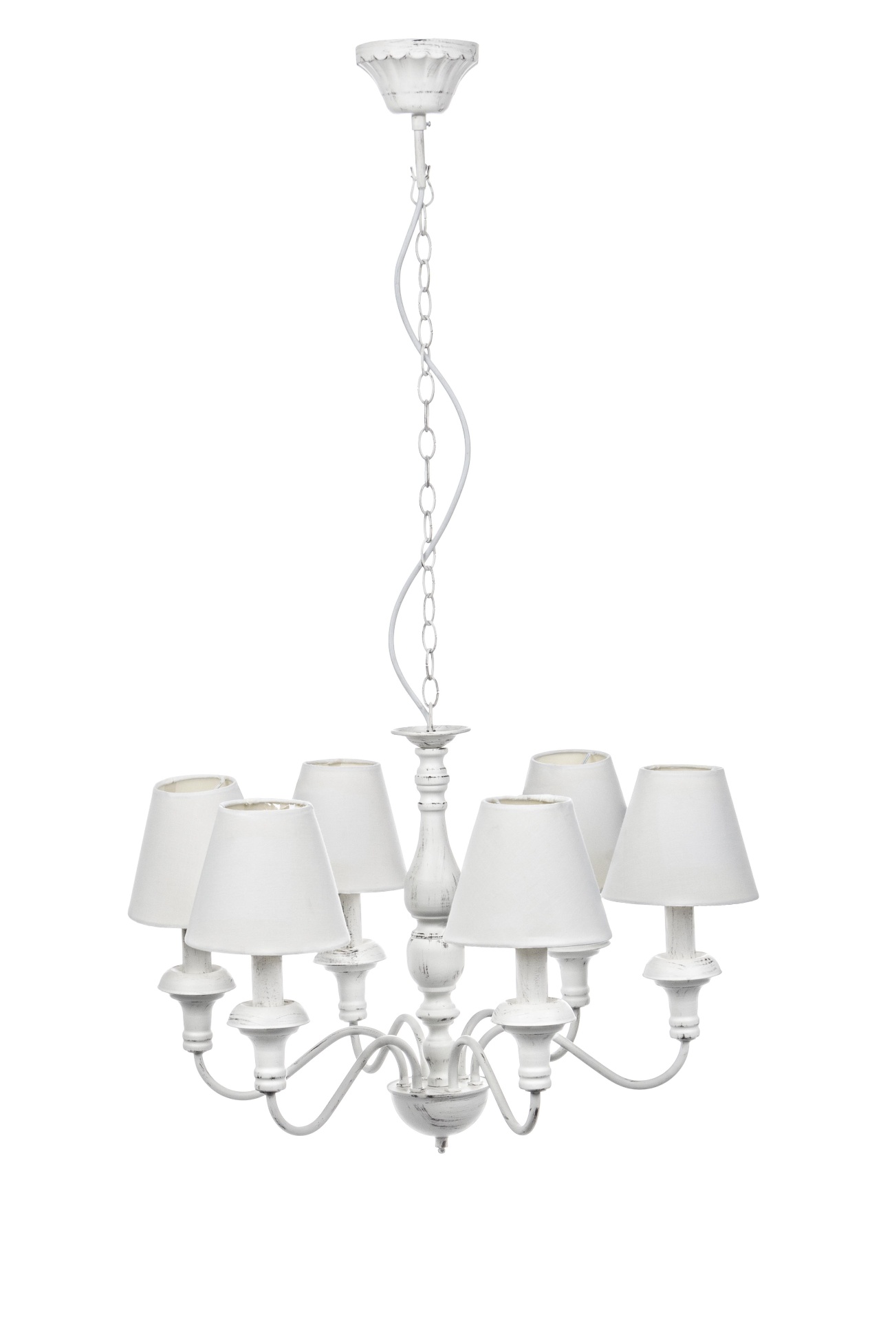 Hängeleuchte Stylish aus Metall, Weiß Hängeleuchte Stylish aus Metall, Weiß