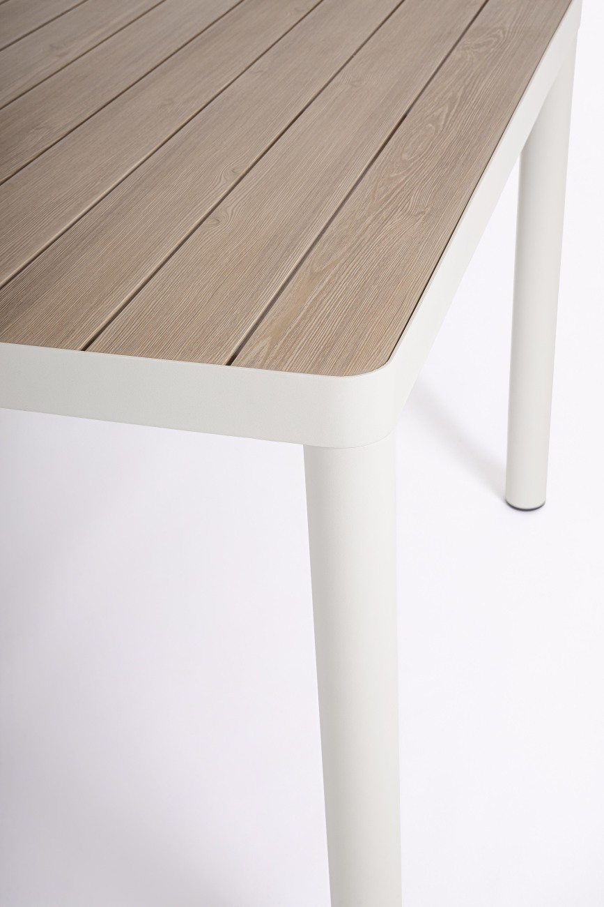 Garten-Set Ulises, Esstisch & Stühle aus Aluminium