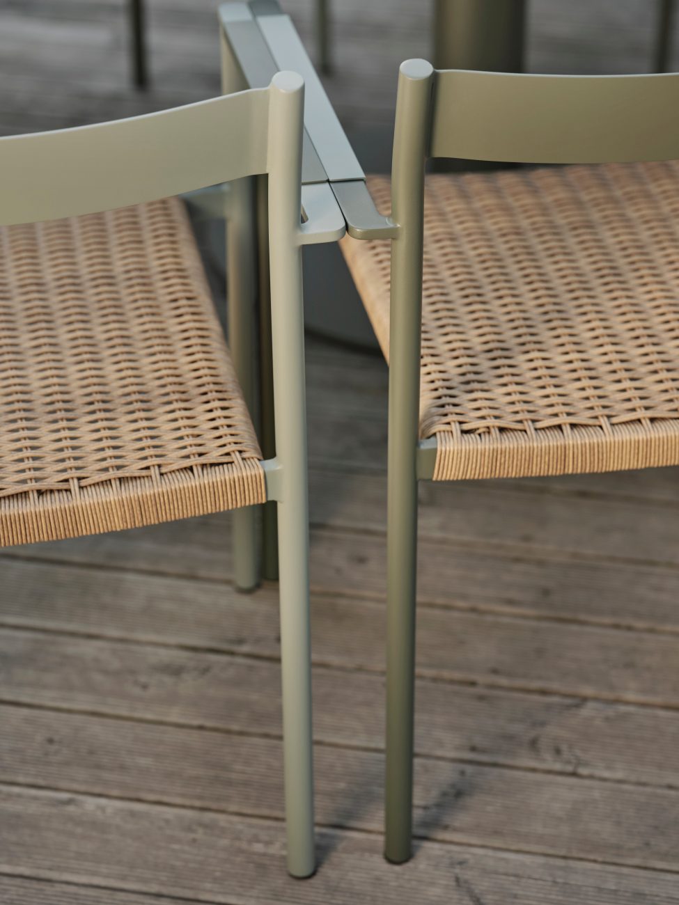 Gartenstuhl DK mit Armlehne, Nordic Green