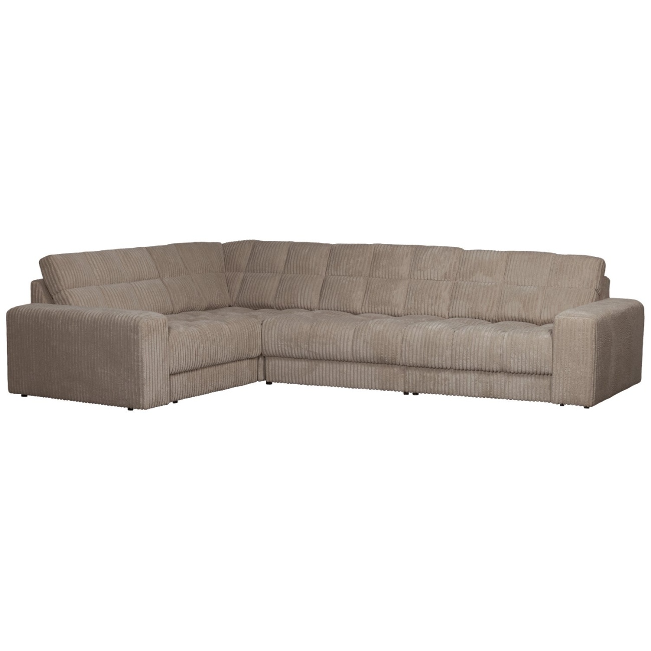 Ecksofa Date mit Cordbezug Links, Mud Ecksofa Date mit Cordbezug Links, Mud