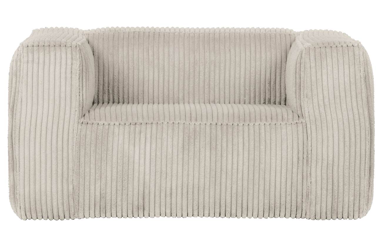 Sessel Bean mit Cordbezug, Hellgrau Sessel Bean mit Cordbezug, Natur