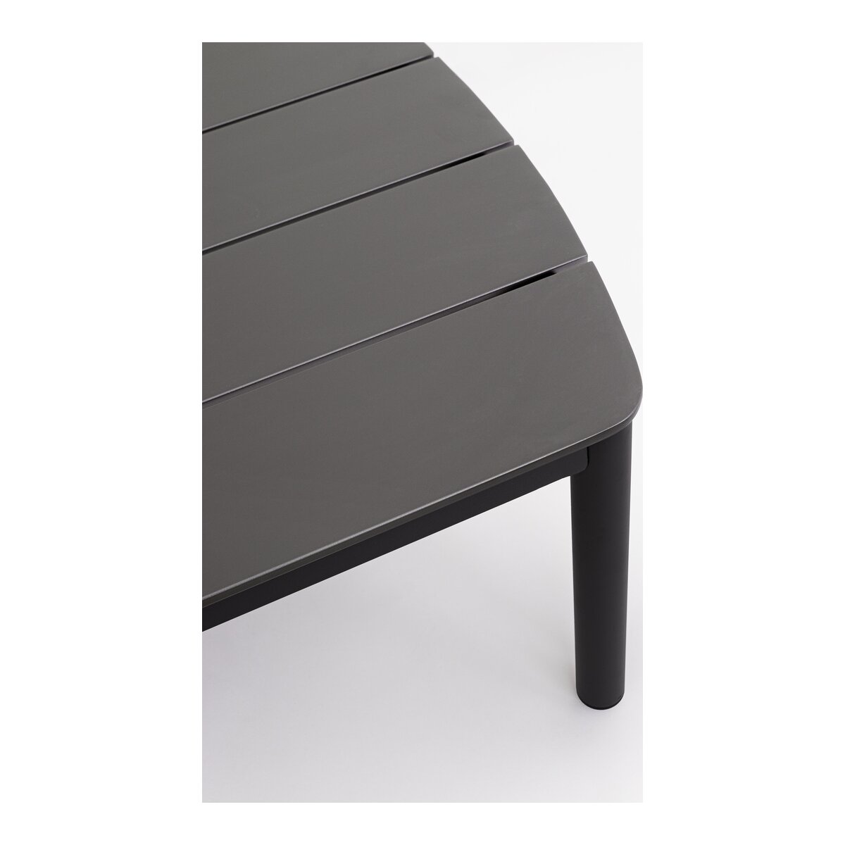 Gartencouchtisch Fenix - Aluminium Anthrazit, 115 x 68 cm