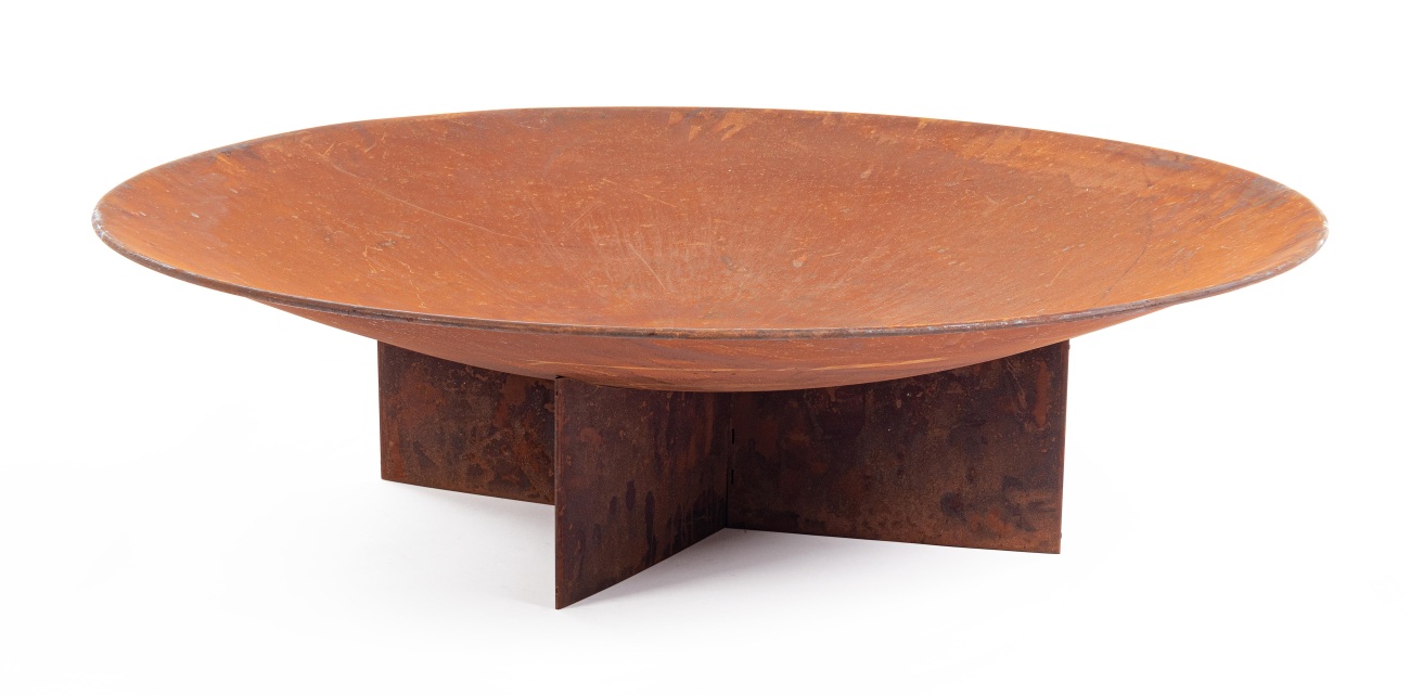 Feuerschale Nebraska aus Metall Rund 100 cm, Rost Feuerschale Nebraska aus Metall Rund 100 cm, Rost