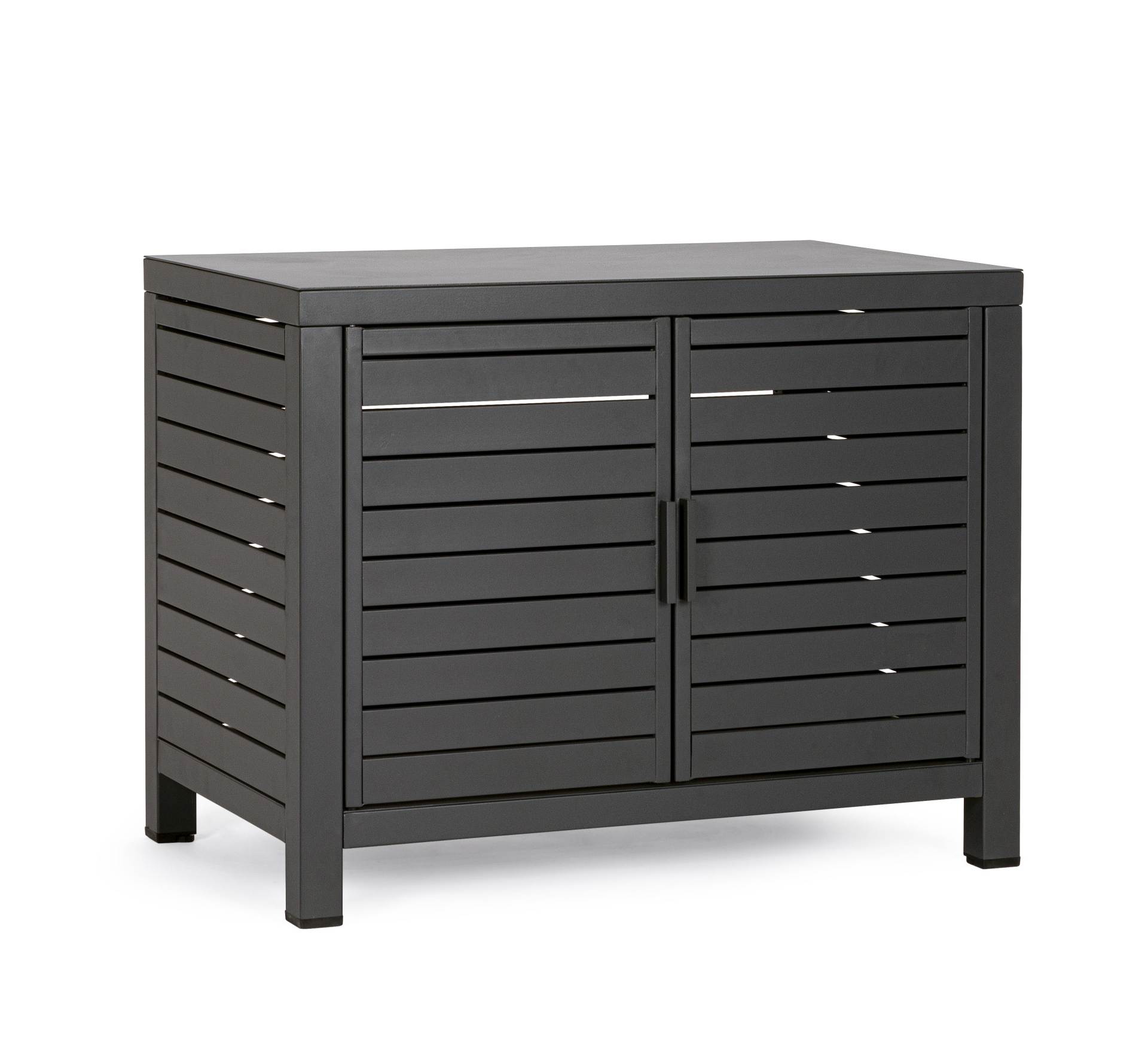 OutdoorKommode Atlantic aus Aluminium No.2, Anthrazit Anthrazit No