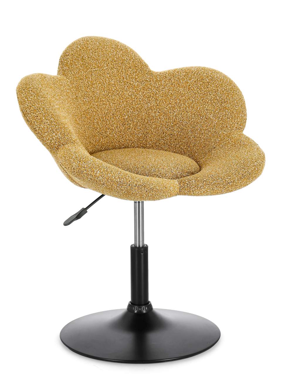 Esszimmerstuhl Fleur 2er-Set, Schwarz / Senf Esszimmerstuhl Fleur 2er-Set, Schwarz / Senf