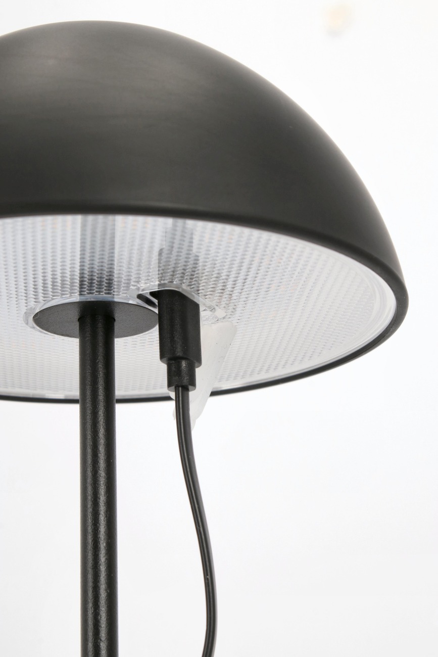 Gartentischleuchte Beren mit LED, Schwarz