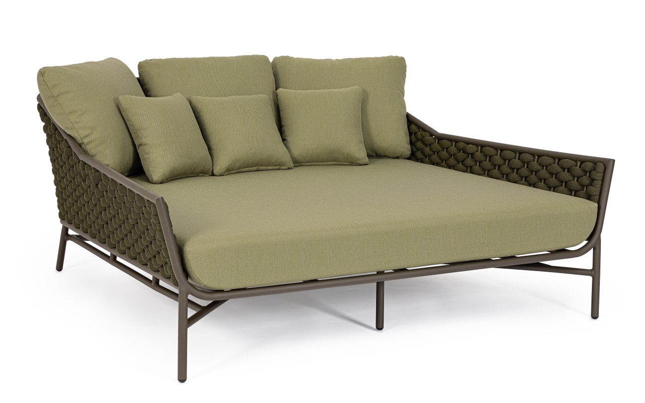 Gartendaybed Everly aus Aluminium, Olive Gartendaybed Everly aus Aluminium, Olive