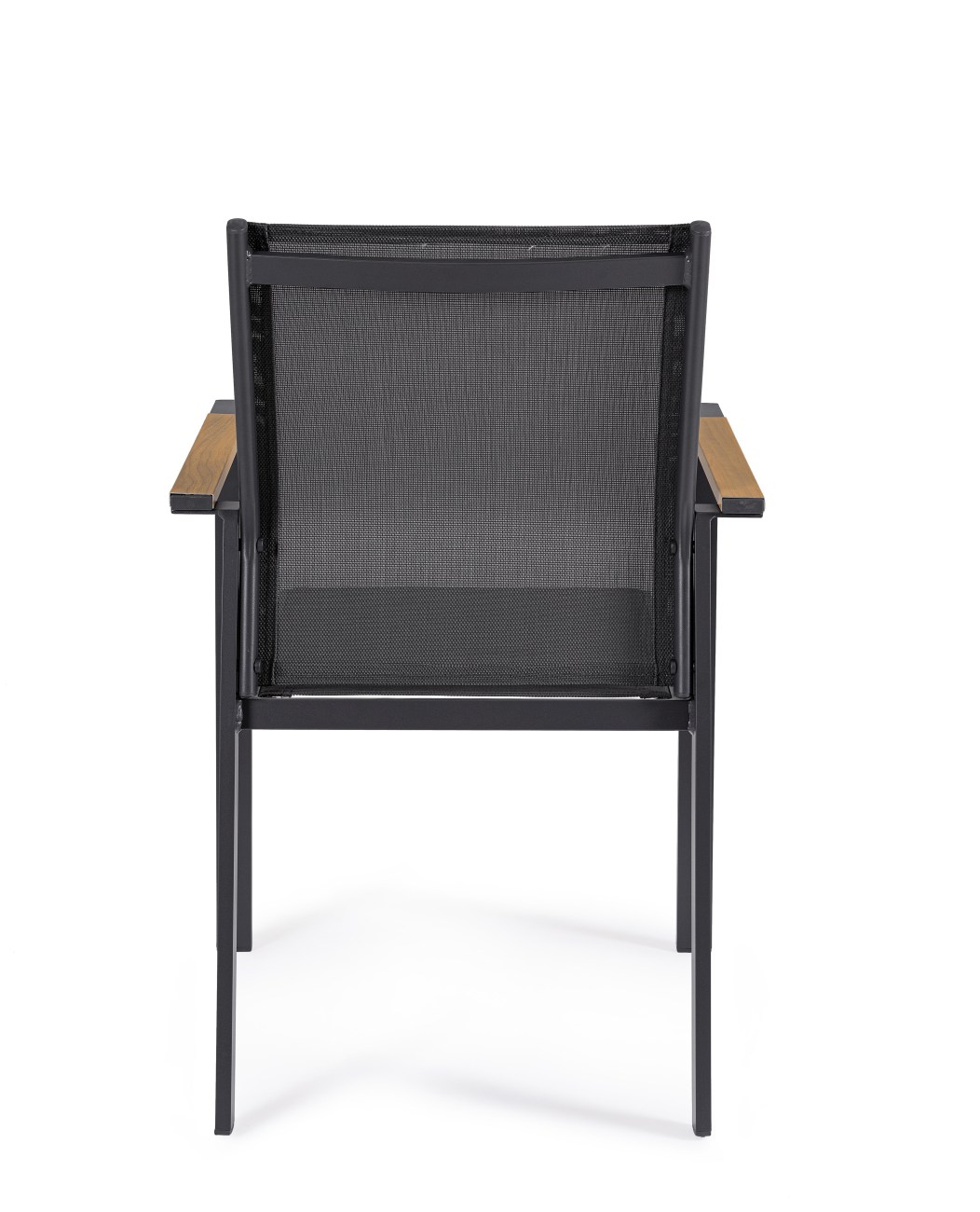 Gartenstuhl Heta aus Aluminium, Anthrazit