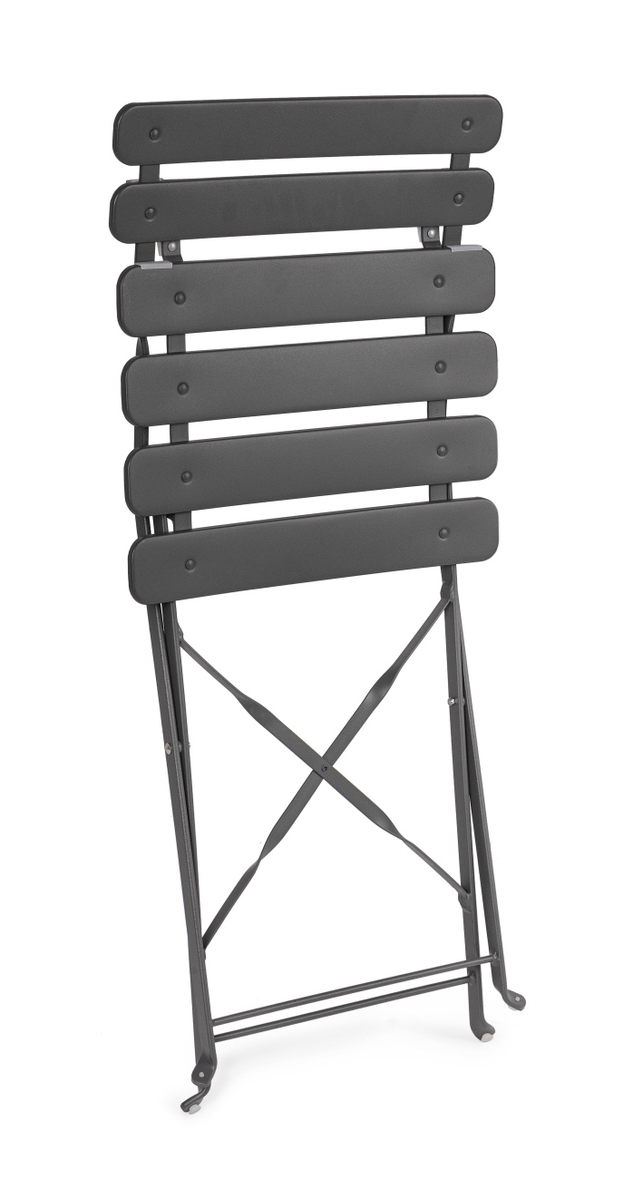 Gartenstuhl Yasmin aus Metall, Anthrazit