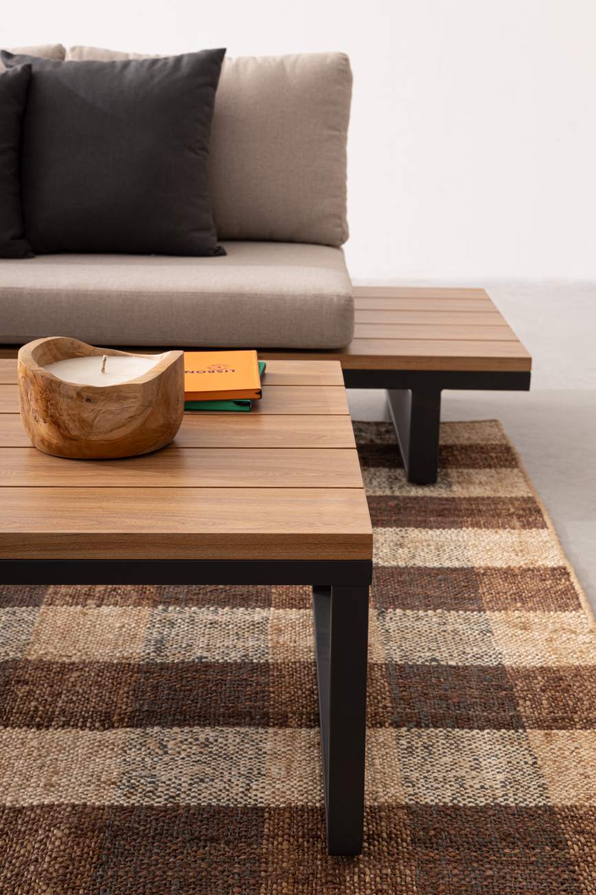 Gartenecksofa Zelmar Inkl. Couchtisch