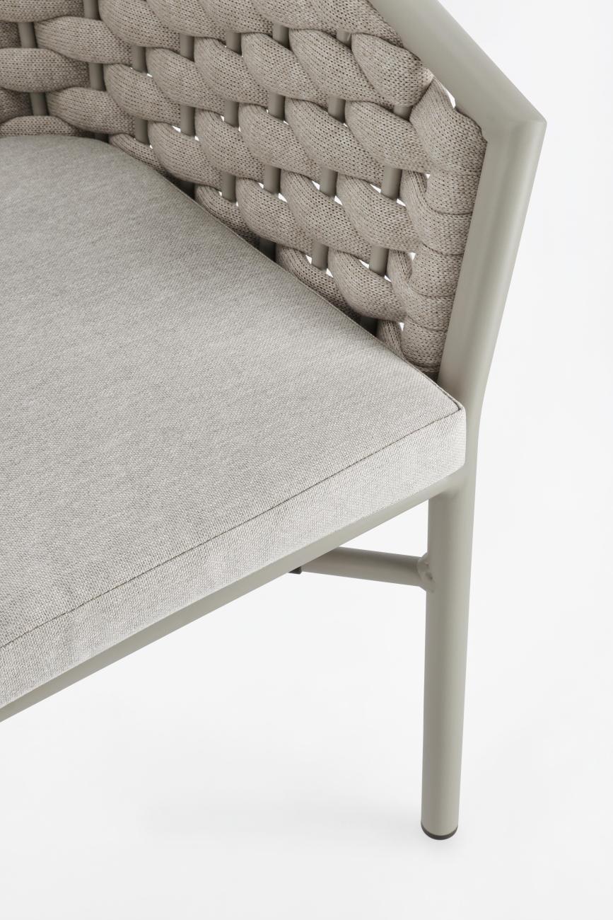 Gartenstuhl Margalida aus Aluminium, Saturn / Saturn