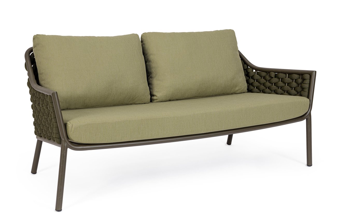 Gartensofa Everly aus Aluminium, Olive Gartensofa Everly aus Aluminium, Olive