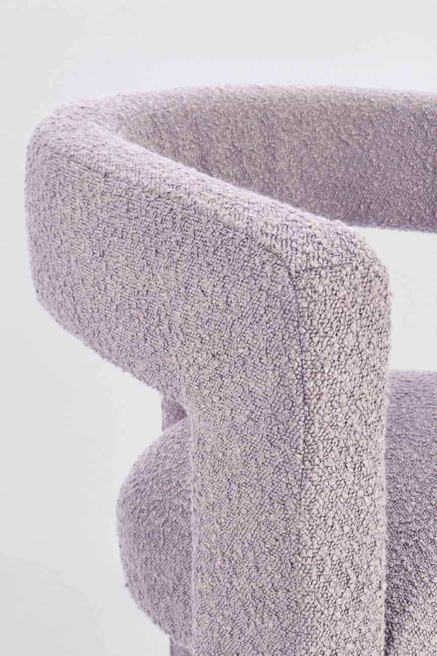 Esszimmerstuhl Arabella mit Armlehne, Grau