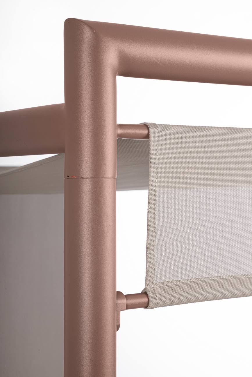 Gartendaybed Konnor aus Aluminium, Barin