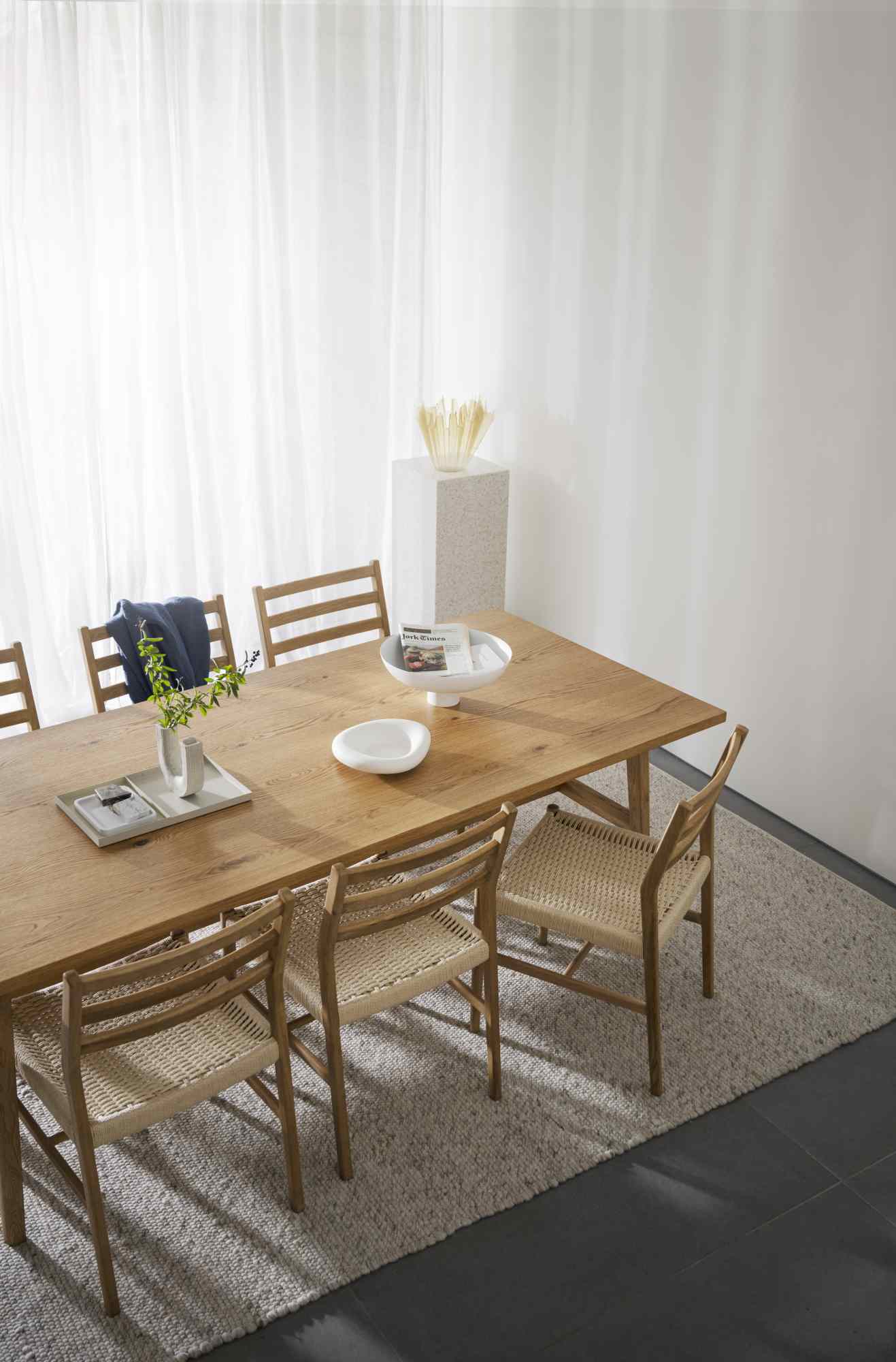 Komfortabel & schön – Esstisch Plainfield 220x100cm, Eiche Natur.