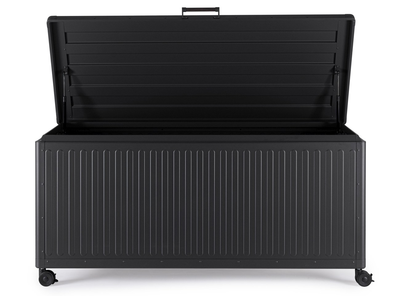 Gartentruhe Ocean aus Aluminium, Anthrazit