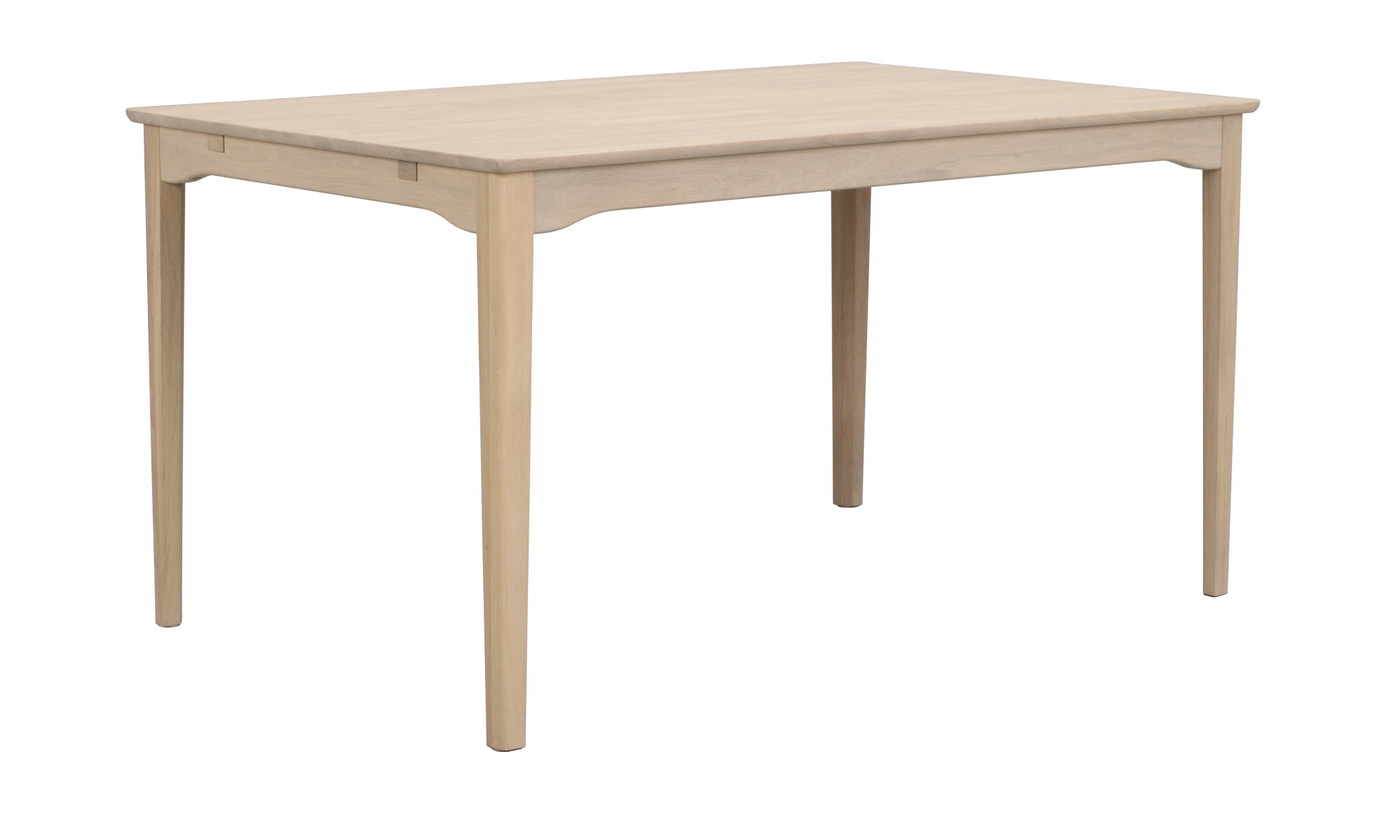 Design trifft Funktion: Esstisch Markham 140x90cm, Eiche Weiß pigmentiert. Esstisch Markham 140x90cm, Eiche Weiß pigmentiert