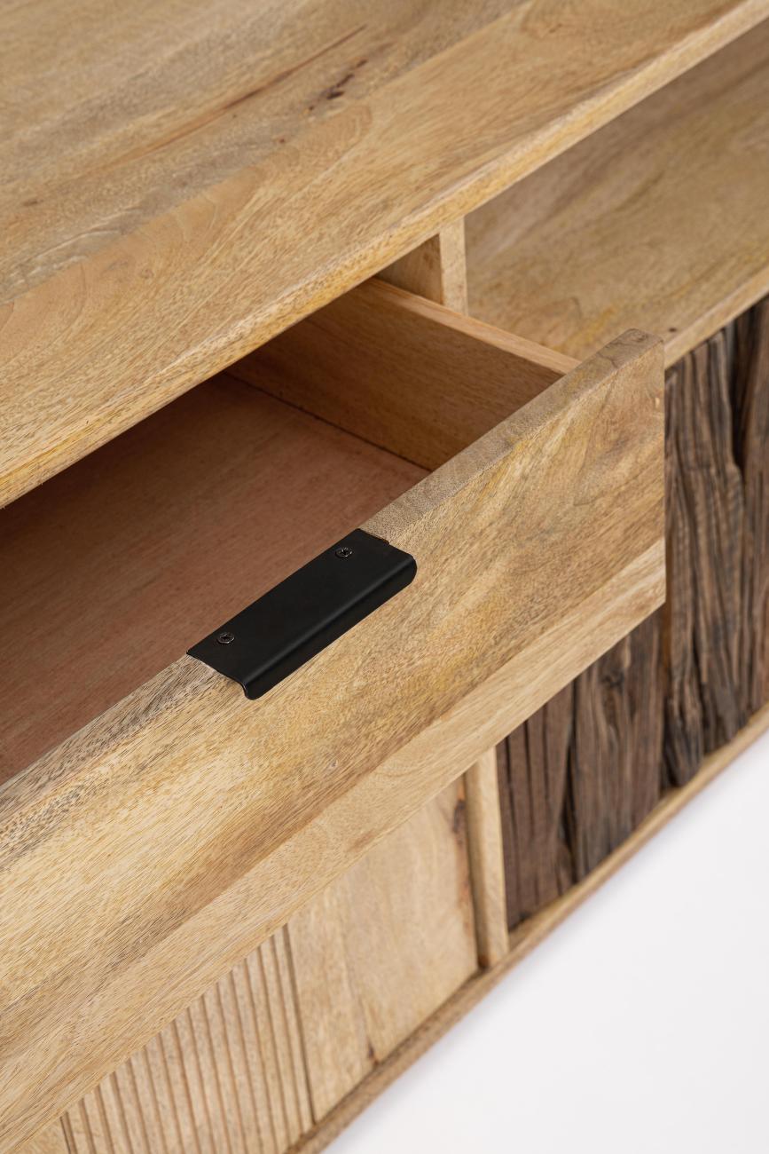 TV-Board Nashik aus Mangoholz, 145 cm