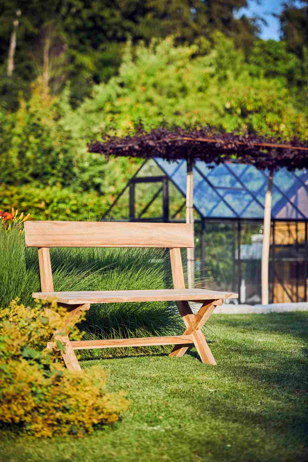 Gartenbank Meran aus Teakholz