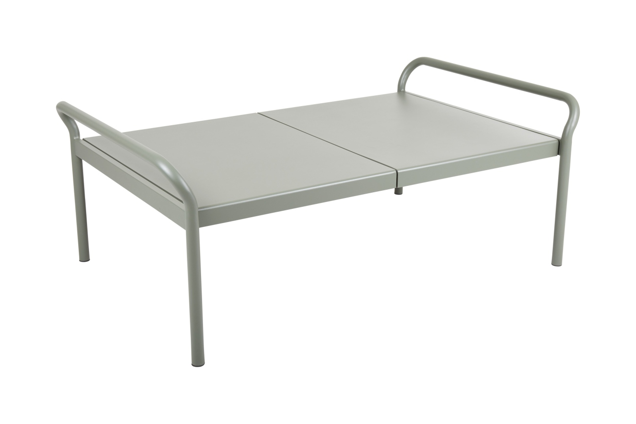 Gartencouchtisch Sling aus Aluminium, Nordic Green