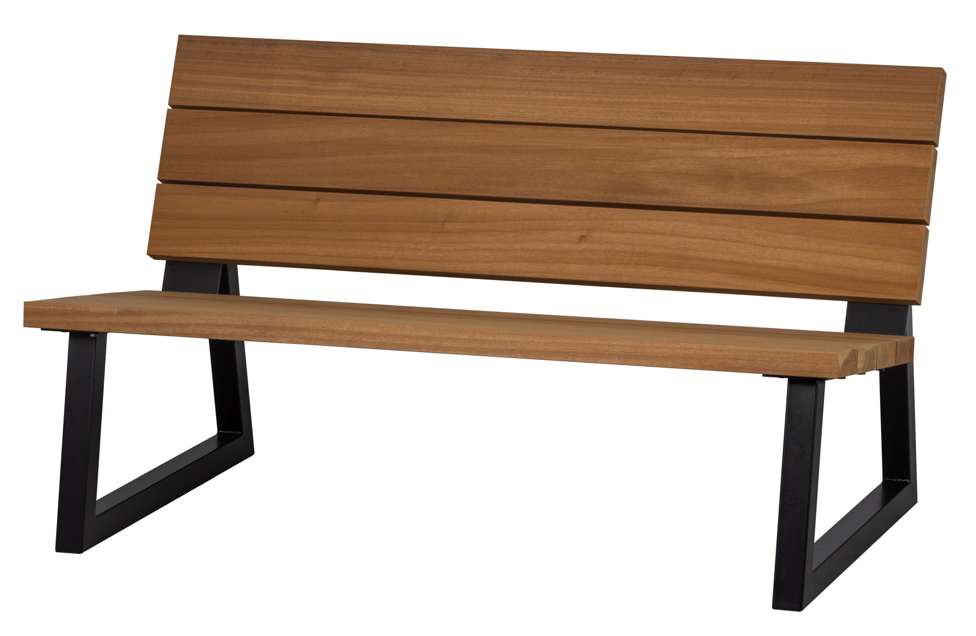 Gartenbank Banco aus Metall und Holz Gartenbank Banco aus Metall und Holz