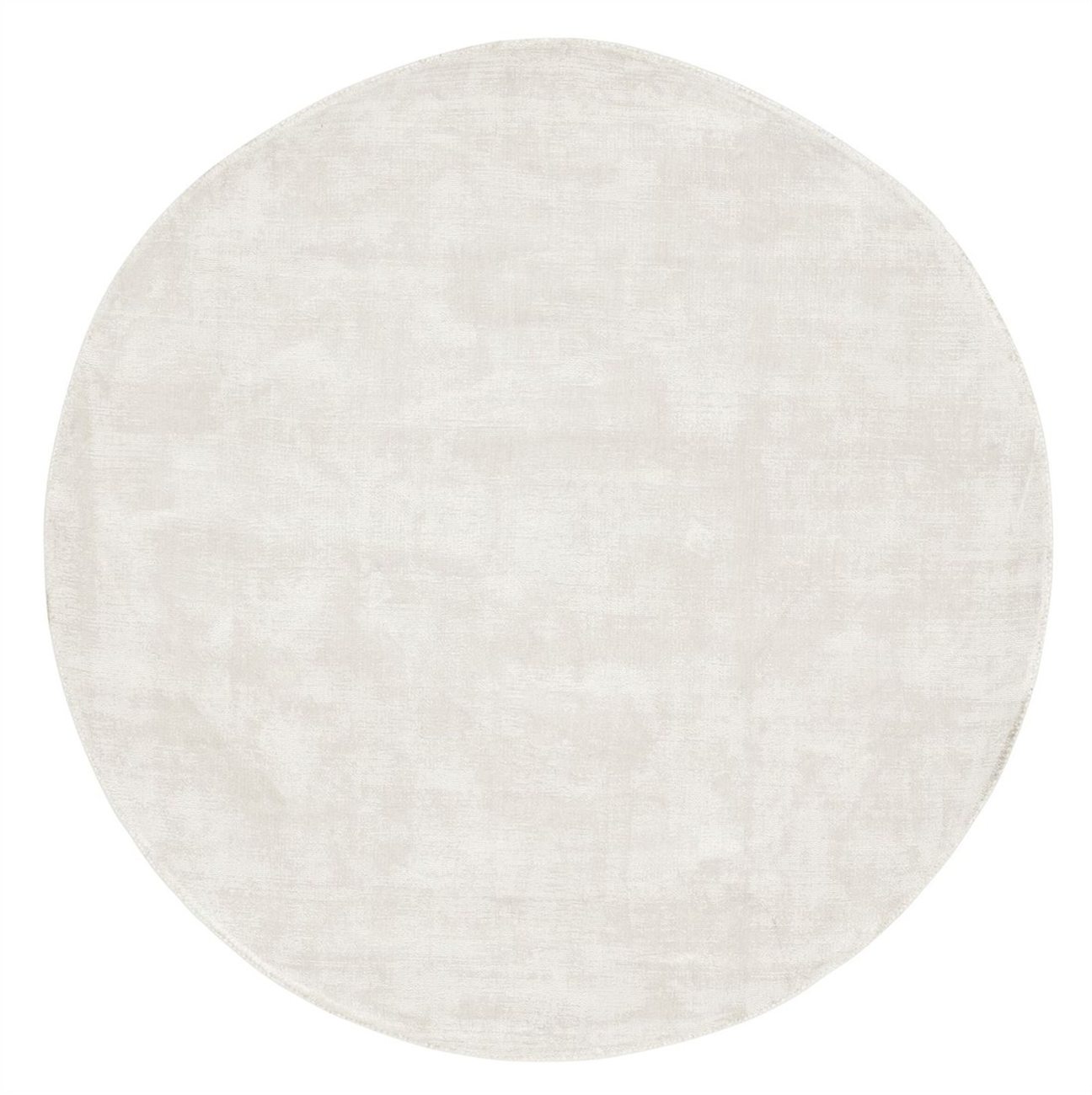 Teppich La Belle Rund aus Viskose, Ø 150 cm, Sand Teppich La Belle Rund aus Viskose, Ø 150 cm, Sand
