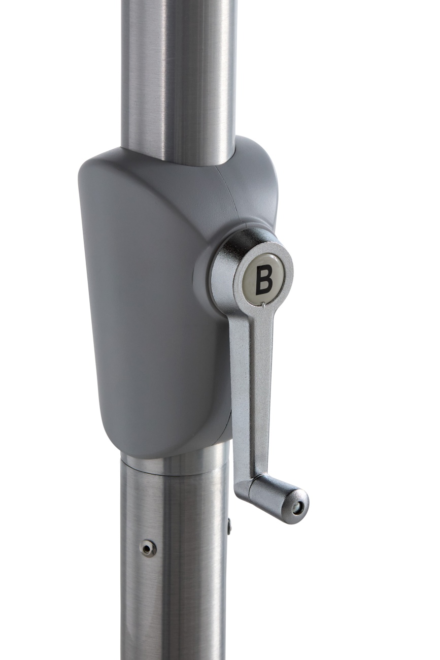 Sonnenschirm Abriola Ø 330 cm, Schwarz