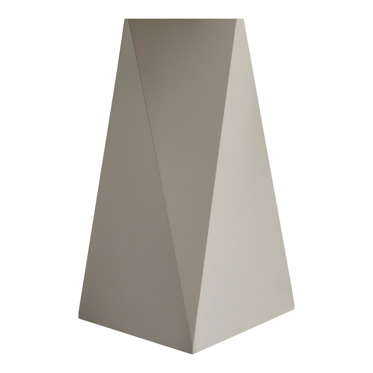 Couchtisch Aruna Ø50 cm - MDF Tisch in Taupe, FSC-zertifiziert
