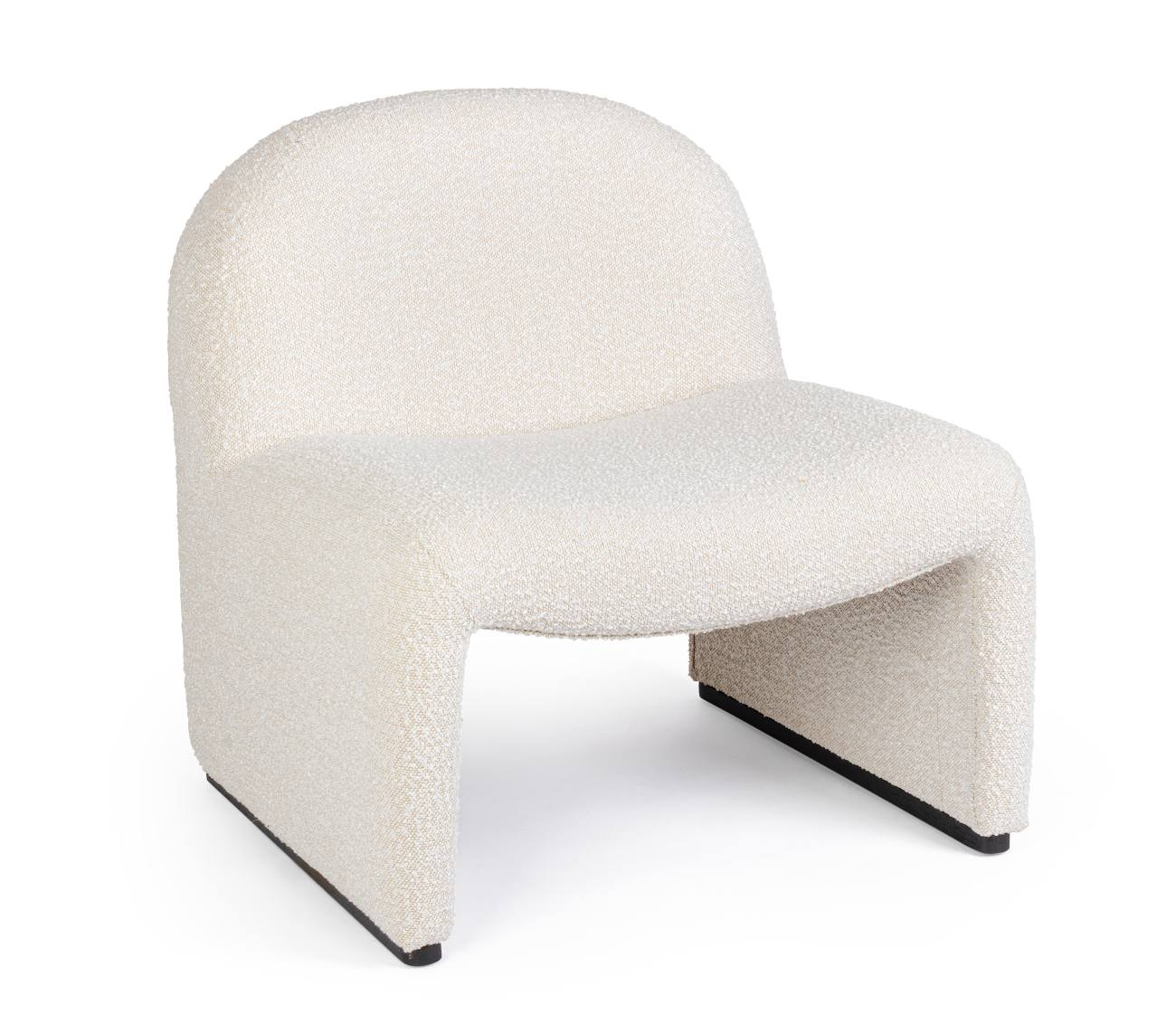 Sessel Bassilla aus Boucle-Stoff, Natur Sessel Bassilla aus Boucle-Stoff, Natur