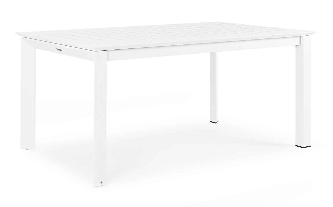 Gartentisch Konnor mit Ausziehfunktion, 160-240x100 cm, Weiß