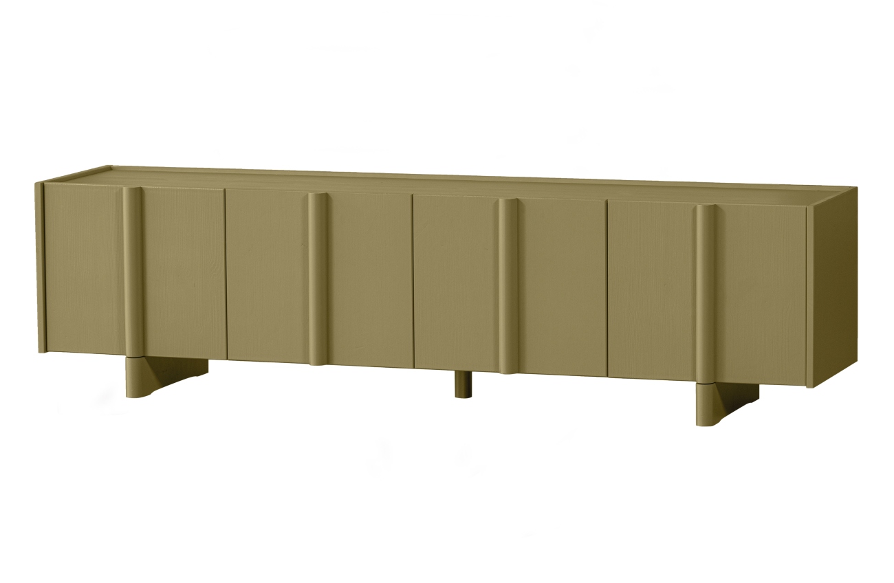 TV-Board Basu aus Kiefernholz 200 cm, Moss Grün TV-Board Basu aus Kiefernholz 200 cm, Moss Grün