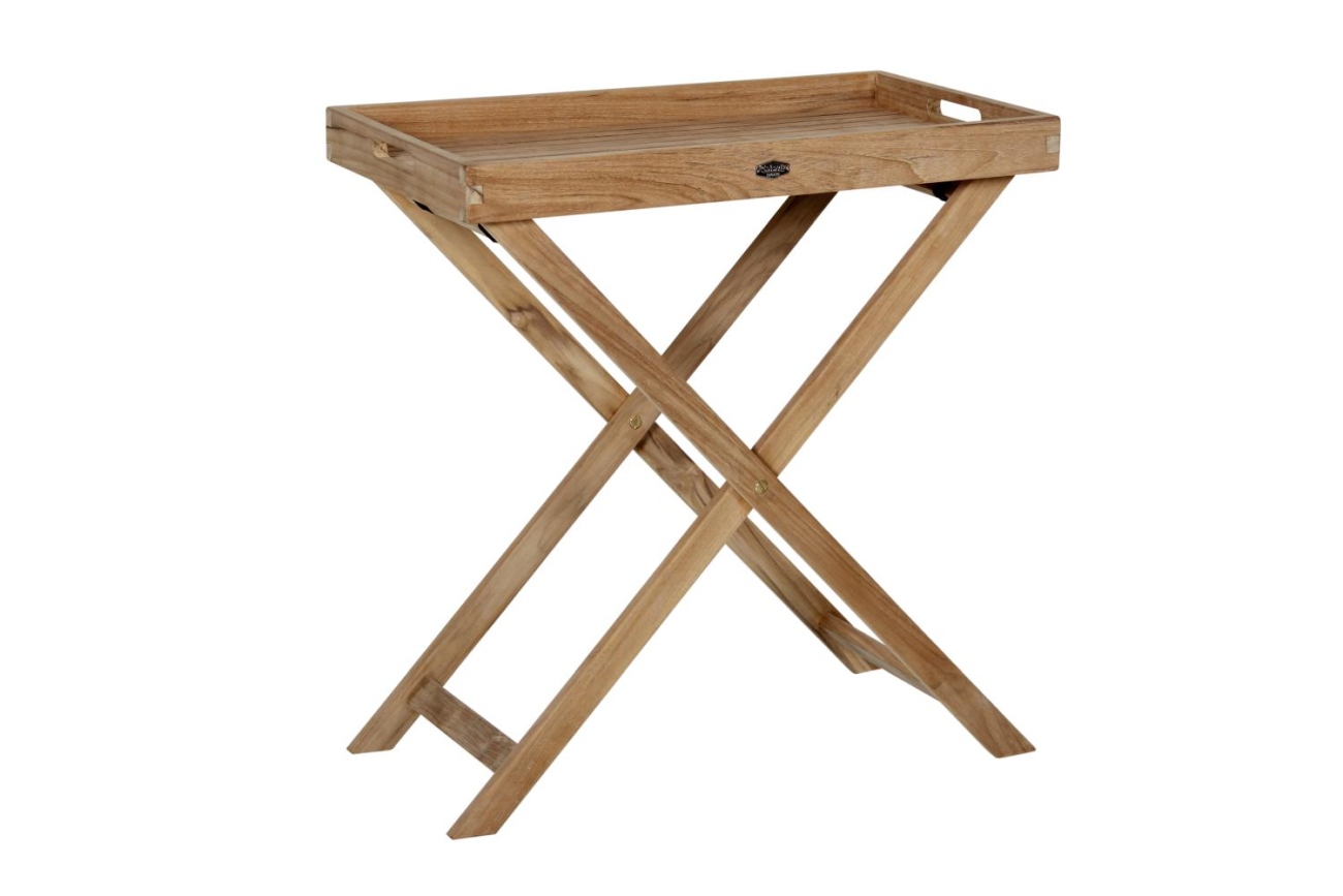 Gartenbeistelltisch Turin aus Teakholz, High Gartenbeistelltisch Turin aus Teakholz, High